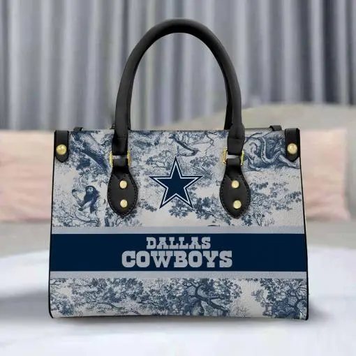 Dallas Cowboys Personalized Leather Hand Bag BB328