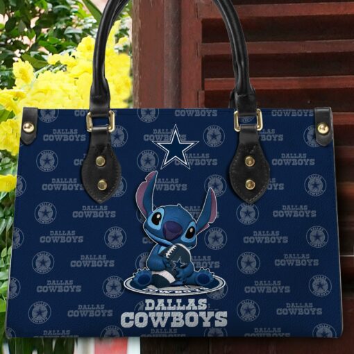 Dallas Cowboys Personalized Leather Hand Bag BB365