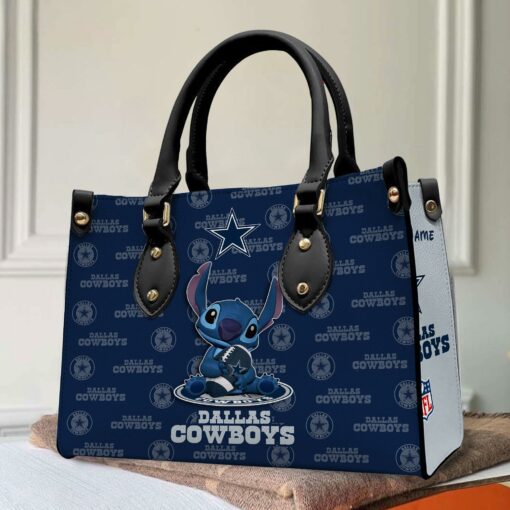 Dallas Cowboys Personalized Leather Hand Bag BB365