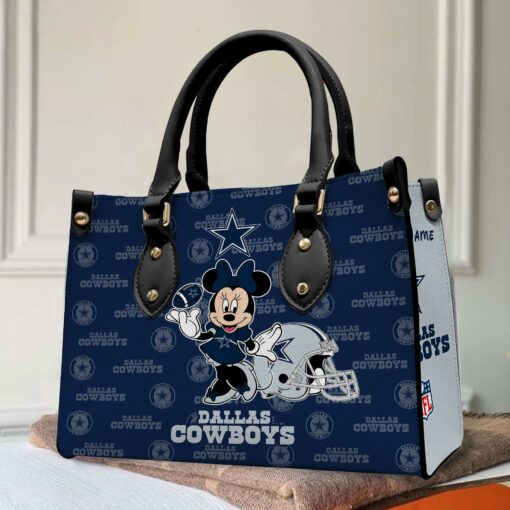 Dallas Cowboys Personalized Leather Hand Bag BB398