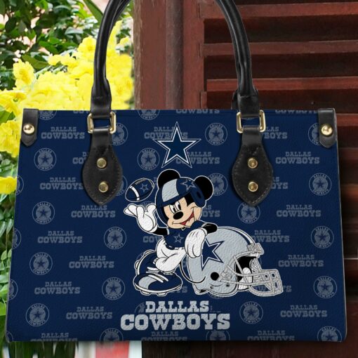 Dallas Cowboys Personalized Leather Hand Bag BB430