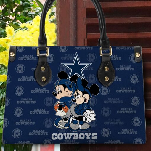 Dallas Cowboys Personalized Leather Hand Bag BB88