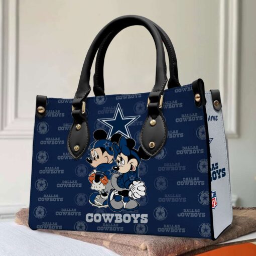 Dallas Cowboys Personalized Leather Hand Bag BB88