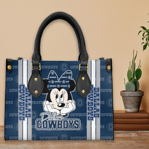 Dallas Cowboys Personalized Leather Hand Bag BBLTHB443