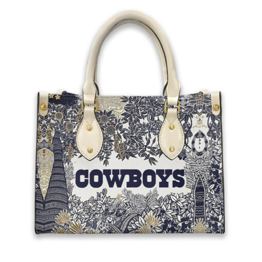 Dallas Cowboys Personalized Leather Hand Bag BBLTHB695