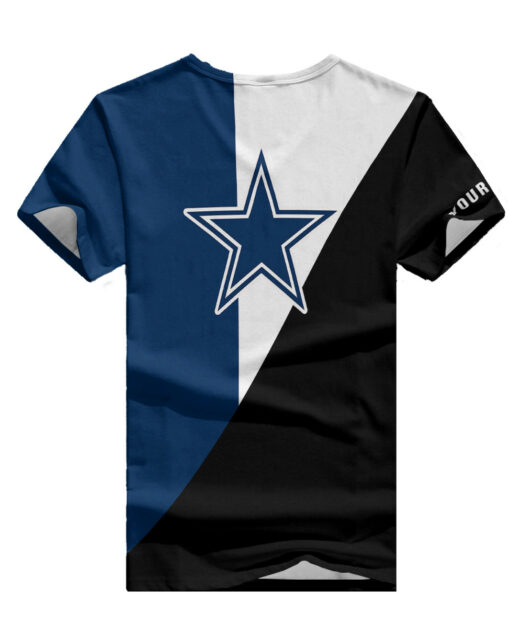 Dallas Cowboys Personalized Summer V-neck Women T-shirt BG363