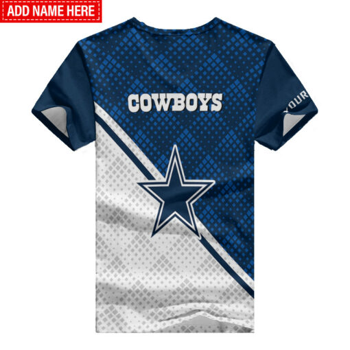 Dallas Cowboys Personalized Summer V-neck Women T-shirt BG384