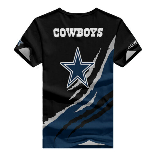 Dallas Cowboys Personalized Summer V-neck Women T-shirt BG386