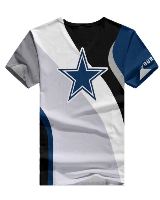 Dallas Cowboys Personalized Summer V-neck Women T-shirt BG406