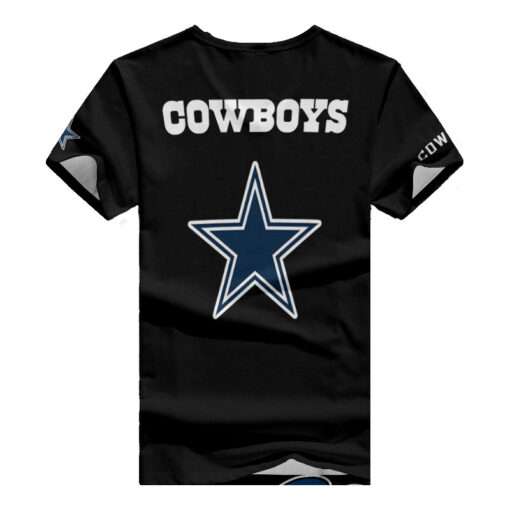 Dallas Cowboys Personalized Summer V-neck Women T-shirt BG421