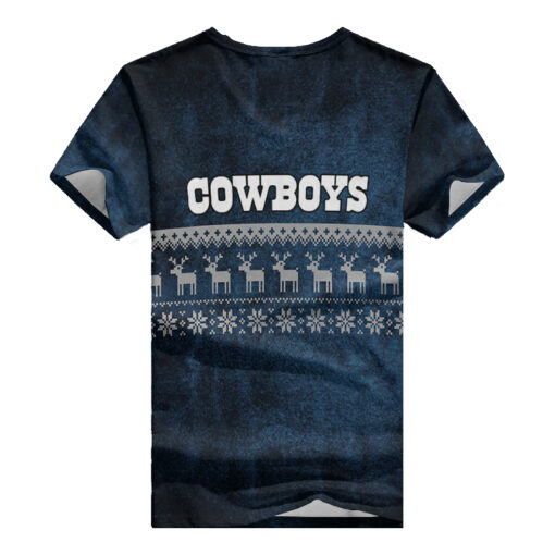 Dallas Cowboys Personalized V-neck Women T-shirt BG1001