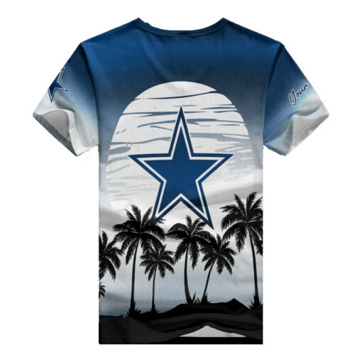 Dallas Cowboys Personalized V-neck Women T-shirt BG431