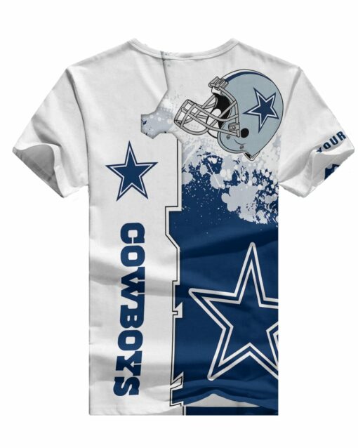 Dallas Cowboys Personalized V-neck Women T-shirt BG475