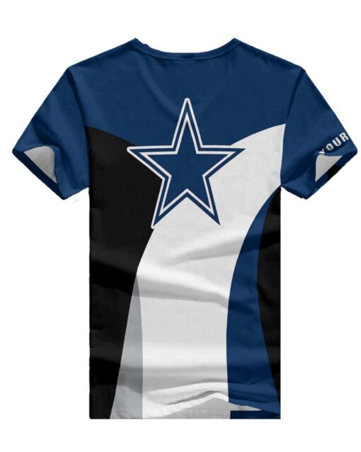 Dallas Cowboys Personalized V-neck Women T-shirt BG555