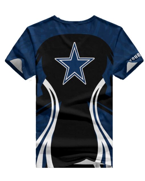 Dallas Cowboys Personalized V-neck Women T-shirt BG637