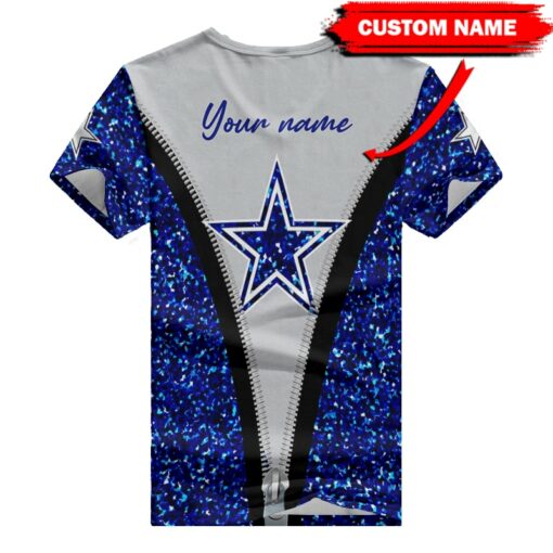 Dallas Cowboys Personalized V-neck Women T-shirt BG662