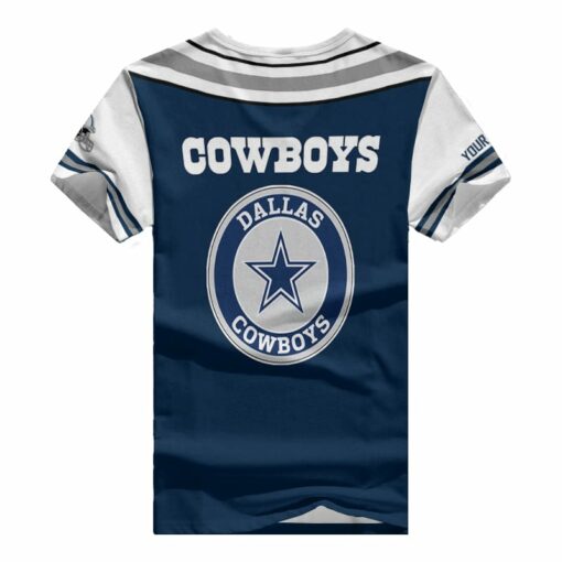 Dallas Cowboys Personalized V-neck Women T-shirt BG773