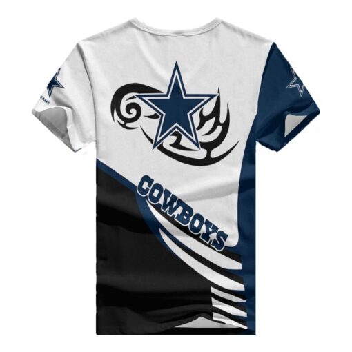 Dallas Cowboys Personalized V-neck Women T-shirt BG891