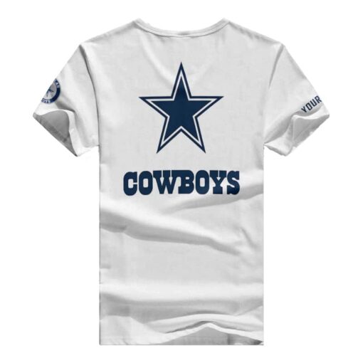 Dallas Cowboys Personalized V-neck Women T-shirt BG937