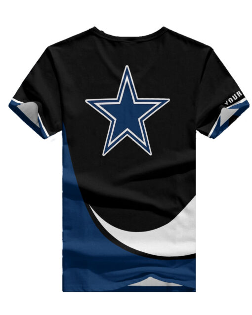 Dallas Cowboys Personalized V-neck Women T-shirt BG950