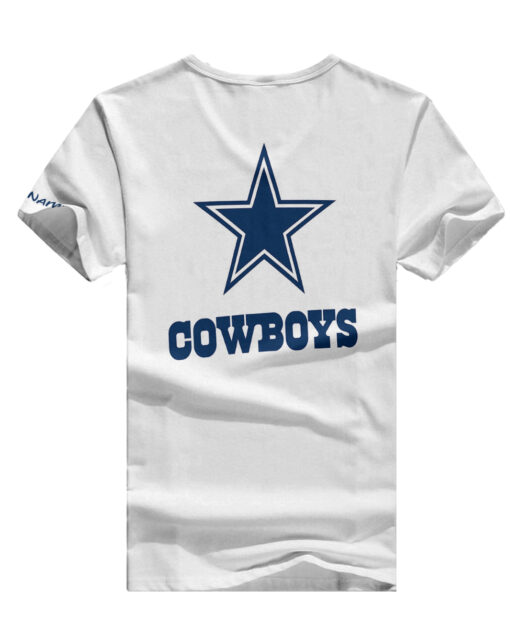 Dallas Cowboys Personalized V-neck Women T-shirt BG977