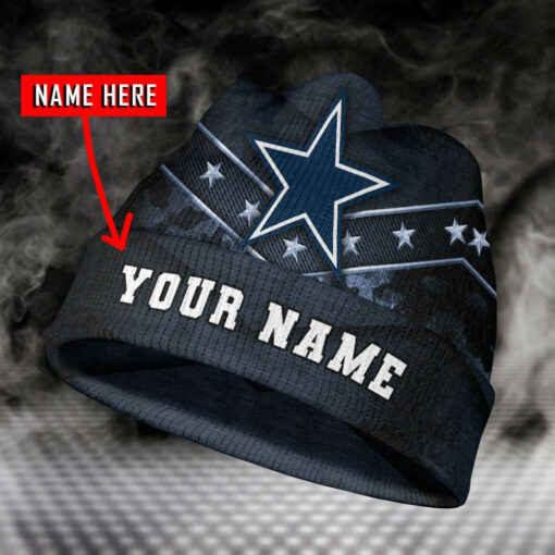 Dallas Cowboys Personalized Wool Beanie 159