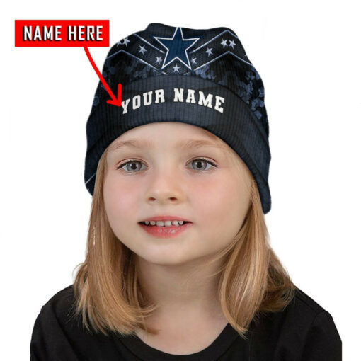 Dallas Cowboys Personalized Wool Beanie 159