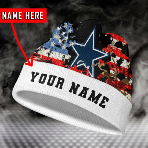 Dallas Cowboys Personalized Wool Beanie 175