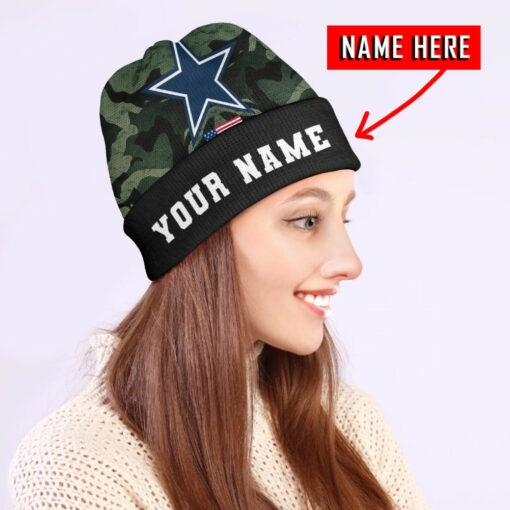 Dallas Cowboys Personalized Wool Beanie 185