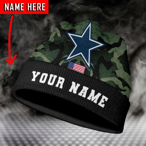 Dallas Cowboys Personalized Wool Beanie 185