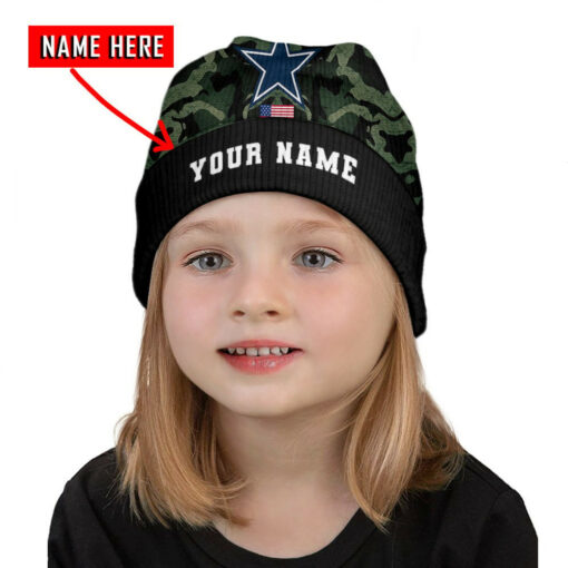 Dallas Cowboys Personalized Wool Beanie 185