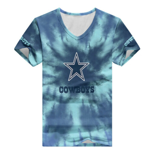 Dallas Cowboys Summer V-neck Women T-shirt 121