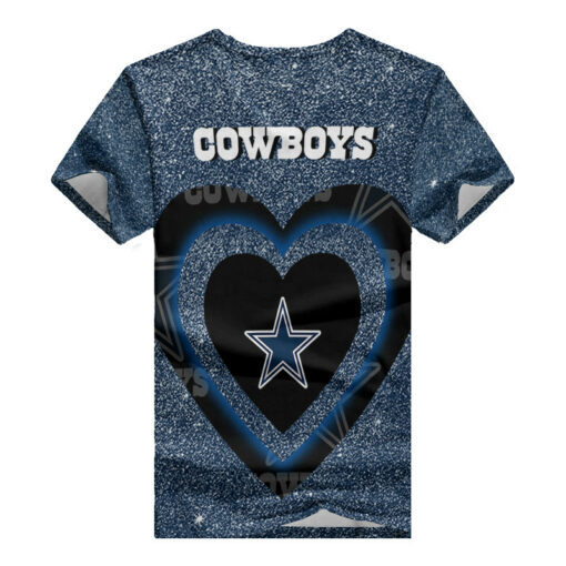 Dallas Cowboys Summer V-neck Women T-shirt BG326