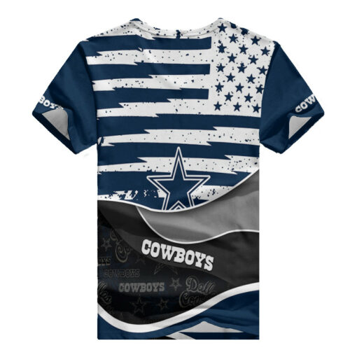 Dallas Cowboys Summer V-neck Women T-shirt BG331