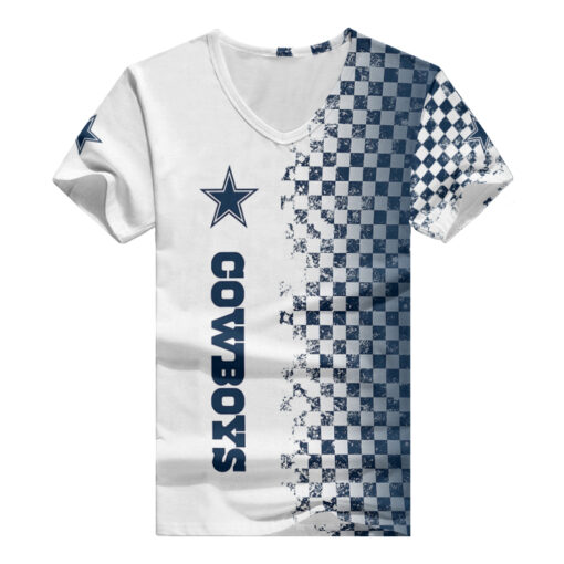 Dallas Cowboys V-neck Women T-shirt AGC03