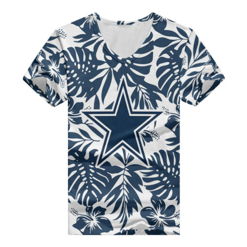 Dallas Cowboys V-neck Women T-shirt BG449