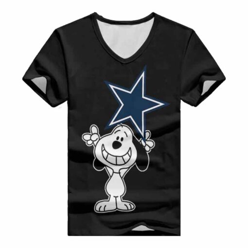 Dallas Cowboys V-neck Women T-shirt BG538