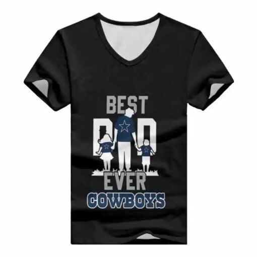 Dallas Cowboys V-neck Women T-shirt BG620