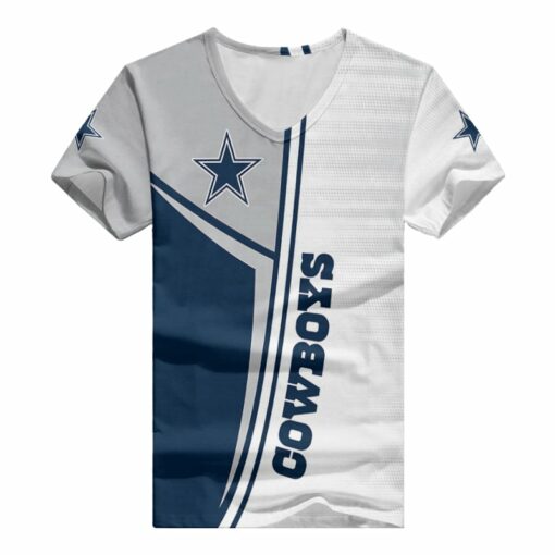 Dallas Cowboys V-neck Women T-shirt BG710