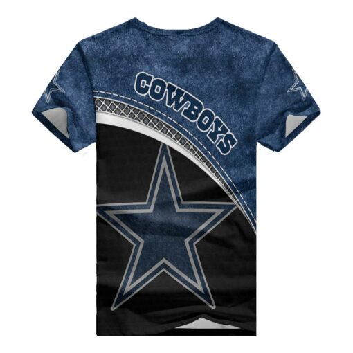 Dallas Cowboys V-neck Women T-shirt BG714