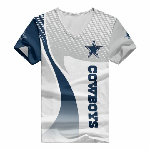 Dallas Cowboys V-neck Women T-shirt BG755