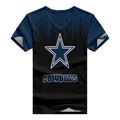 Dallas Cowboys V-neck Women T-shirt BG811