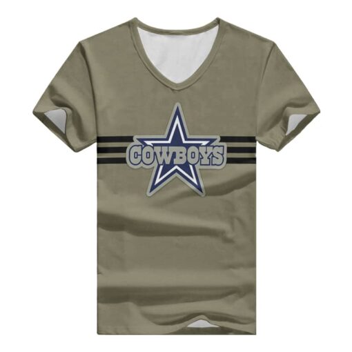 Dallas Cowboys V-neck Women T-shirt BG863