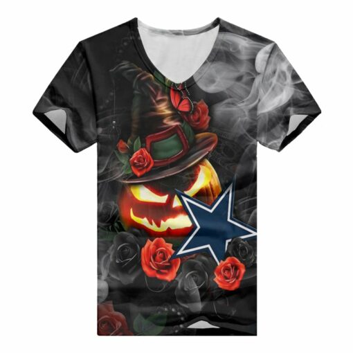 Dallas Cowboys V-neck Women T-shirt BG969