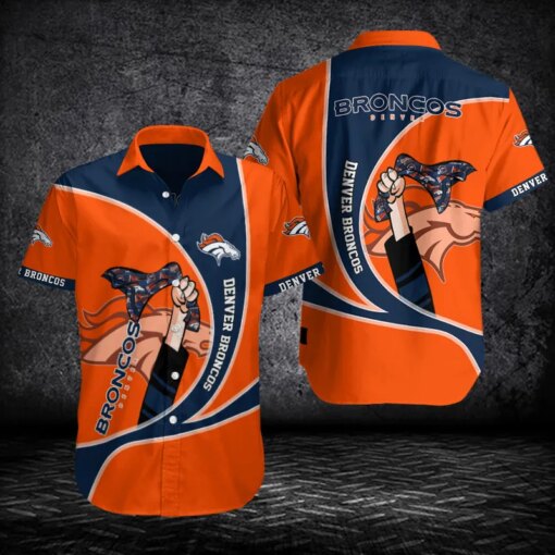 Denver Broncos Button Shirt BB611