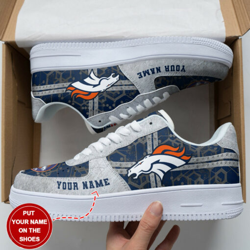 Denver Broncos Personalized AF1 Shoes BG188