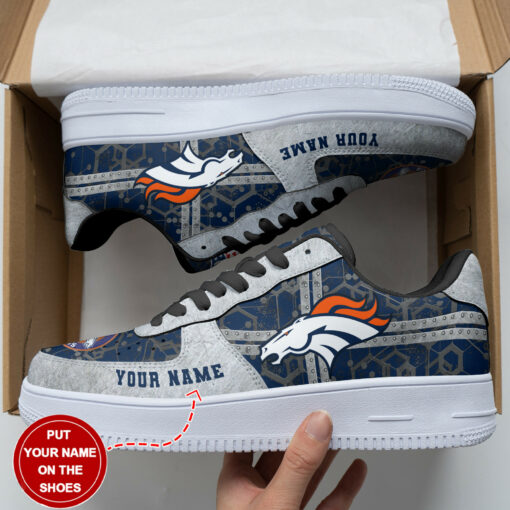 Denver Broncos Personalized AF1 Shoes BG188