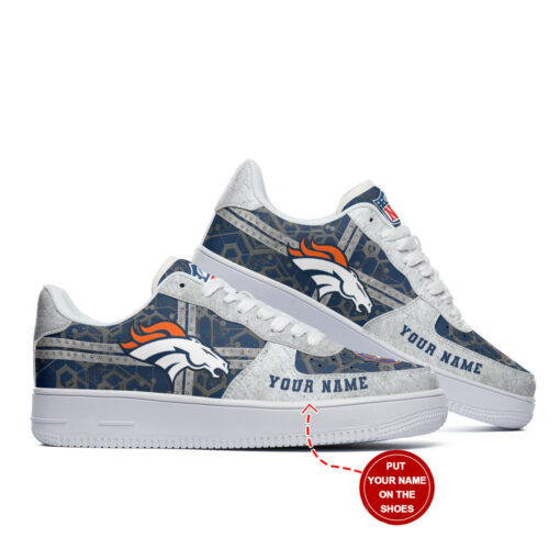 Denver Broncos Personalized AF1 Shoes BG188