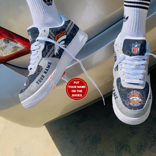 Denver Broncos Personalized AF1 Shoes BG188