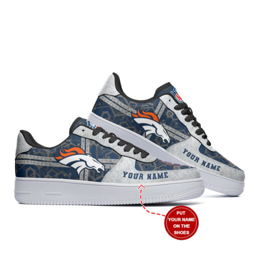 Denver Broncos Personalized AF1 Shoes BG188